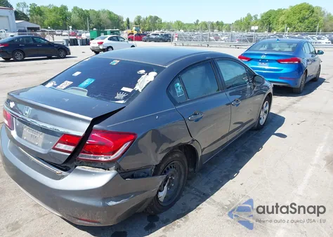 2013 Honda Civic Lx z USA, uszkodzony, nr VIN 19XFB2F59DE097151